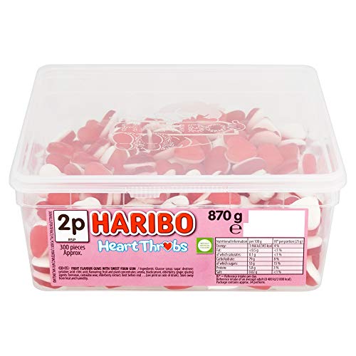 Preisvergleich Produktbild Haribo Herz throbs - 960g - ungefaehr 300 Stk