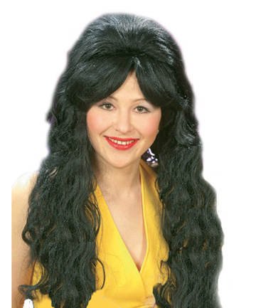 Preisvergleich Produktbild Perücke Milva, schwarz PREISHIT