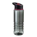 Botella de plástico robusto, Tritan resistente, antiarañazos, sin BPA, ideal para deporte, escuela y oficina