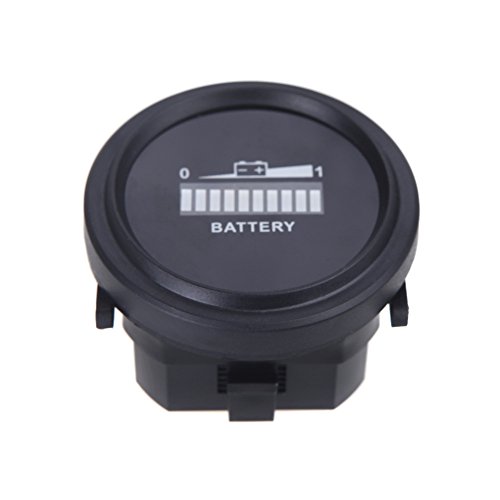 KKMOON Digitale LED Batteriestatus Ladeanzeige Batterieanzeige 12V / 24V / 36V / 48V / 72V