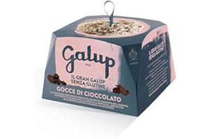 PANETTONE GRAN GALUP GOCCE DI CIOCCOLATO GLUTEN FREE 400GR PRODOTTO ARTIGIANALE DAL 1922