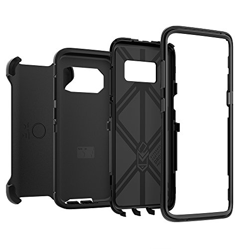 OtterBox Defender - Funda de protecci  n Triple Capa para Samsung Galaxy S8  Color Negro