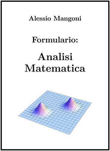 Formulario: Analisi Matematica