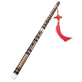 SUPVOX Flûte en bambou Dizi, instrument de musique traditionnel chinois fait à la main, millésime (touche de fa)