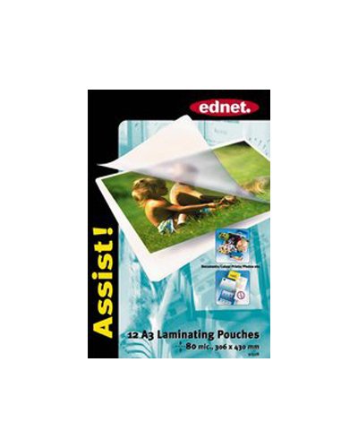 Preisvergleich Produktbild ednet 12 A3 Hochwertige Laminierfolien 125 mic.