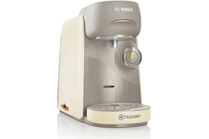 Bosch Machine à café multi-boissons Tassimo Finesse friendly, TAS167P, plus de 70 boissons chaudes, IntensityBoost, cafétière à dosettes, Intellibrew, crème