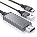 Produktbild CSL - USB C zu HDMI Kabel | HDTV 4K Adapterkabel | UHD 3840x2160@30Hz | 3D-fähig | Für Geräte, die USB Typ C unterstützen wie z.B. Apple MacBook, MacBook Pro, Samsung Galaxy S9/S9 Plus, Note 8/S8/S8