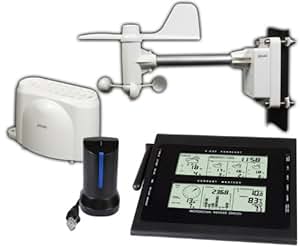 Alecto WS-4500 Professionelle Drahtlose Wetterstation, Schwarz, 121 x