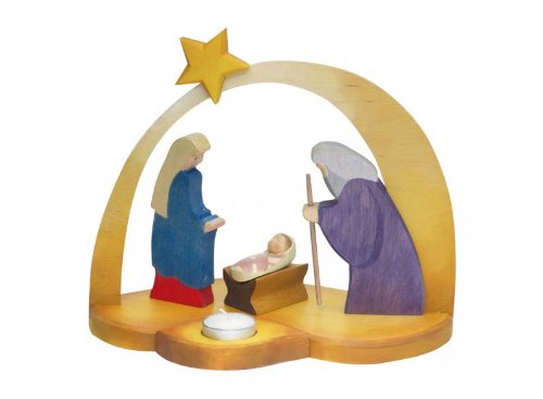 Preisvergleich Produktbild Kinderkram (Ostheimer) 5530101 - Leuchter Krippe