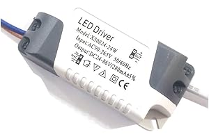 YHLOUBB Transformadores de iluminación de la fuente de alimentación del controlador LED 1PCS,8-24W