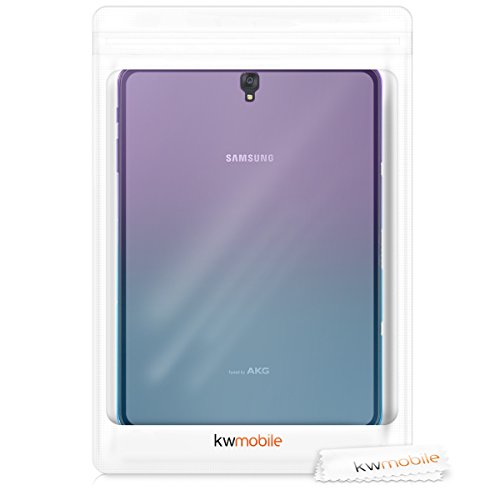 kwmobile Hülle für Samsung Galaxy Tab S3 9.7 T820 / T825 – Case Handy Schutzhülle TPU Silikon für Tablet – Backcover Cover klar Violett Blau Transparent - 5
