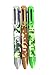 Price comparison product image 3 x Block Camouflage/Pixel Pens. 6 Writing Colours Per Pen (Biro) Ideal Low Cost Camouflage Themed Party Bag Filler/Class Gift