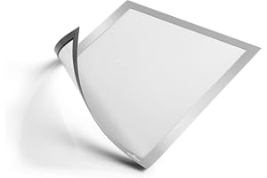 Durable Duraframe Cadre d'Affichage Magnétique A4 Argenté