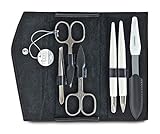 Für die tägliche Nagelpflege zuhause oder unterwegs: 6-teiliges Maniküreset in Profi-Qualität aus Edelstahl, Ideales Geschenk zu Weihnachten oder zum Geburtstag, Für Frauen und Männer