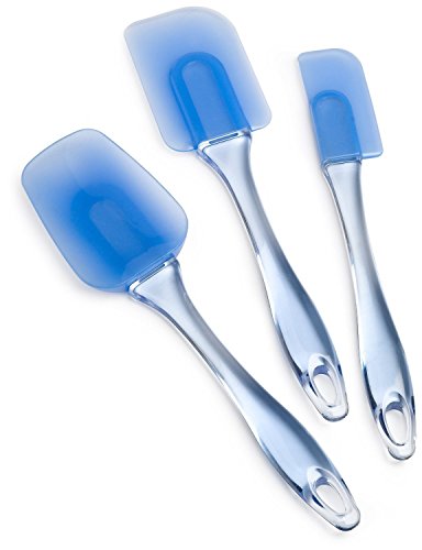 Wilton easy-flex Silikon Spatel Set 3/Pkg, andere, mehrfarbig