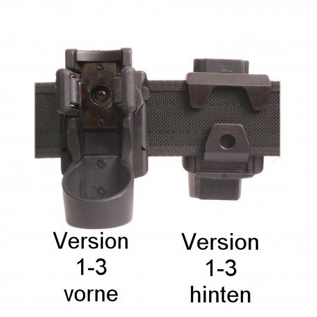 Taschenlampen Holster ESP LHU04 V1, verst. GÃ¼rtelklammer, 360Â° drehbar