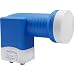 Produktbild Venton Twin LNB Digital 0.1dB für 2 Fach Teilnehmer Direkt Anschluss Full Ultra HD TV 3D 4K + Wetterschutz (ausziehbar) im Set mit 4 F-Stecker Kontakte vergoldet Weiß