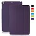 Produktbild Khomo iPad Mini 1, 2, 3 Hülle Case Violett Transparent Gehäuse mit doppelten Schutz ultra dünn und leicht, Smart Cover  - Clear Purple