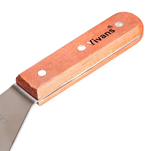 Yivans Grillspachtel Grillbesteck Spatulas Turners Edelstahl Wender GS-016 - 5