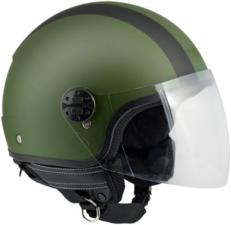 Cgm Oregon Green Matt Long Visor Helmet Size L