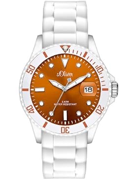 s.Oliver Damen-Armbanduhr Analog Quarz Silikon SO-2716-PQ