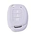 KMH Silicone Key Cover Fit for Hyundai Creta 3 Button Flip Key (Grey) RS.299.00