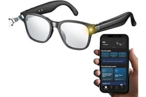 Générique Lunettes Smartglasses AI Caméra Full HD, Flash intégré, Musique, Bluetooth,WiFi, Verre Photochromique Protection UV, Assistant Vocal IA, Réseaux Sociaux, Haute Autonomie.
