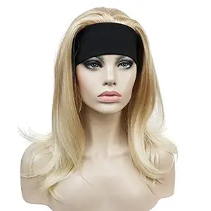 #24Bt613: Lydell Long Straight Wavy Headband Synthetic Wigs #24Bt613
