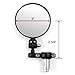 Motorcycle Chrome Plated Billet Aluminum Outside Rearview Side View Mirrors Multi Angle Adjustable Blindsight Rearview Handle Bar End Convex Universal Fit For Ducati Monster 796 848 1198