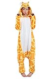 Einhorn Kostüm Tierkostüm Pyjamas Jumpsuit Tier Schlafanzug Cosplay Karneval Fasching Giraffe - 