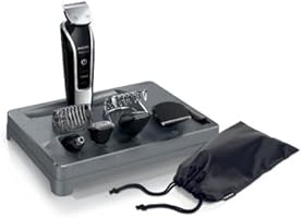 PHILIPS - QG3371/16 - Tondeuse multi-styles 7 en 1 - Fonctions barbe, moustache, oreilles, nez, tondeuse de pr&eacute;cision, sabot barbe de 3 jours, tondeuse cheveux