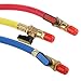 Magideal 1M 60" HVAC 1/4"SAE 800PSI Charging Hoses with Shut HVAC R410a R134+Adapters RS.1610.00