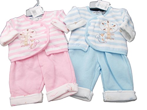 BNWT reborn Premature Preemie Baby Clothes 2 Piece squirrel jacket & trousers (5-8lbs, blue)