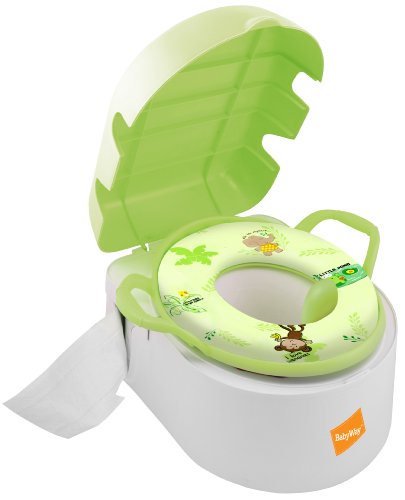 Babyway Deluxe Tot Pot/ Step Stool/ Padded Toilet Seat 3-in-1