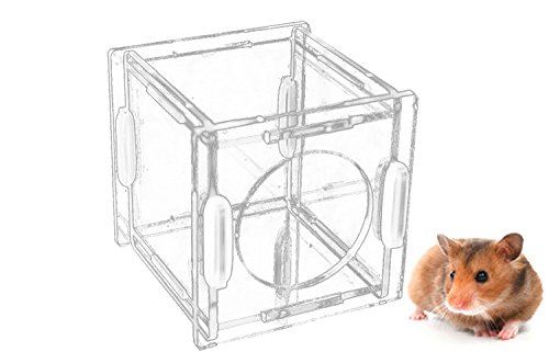 Hamster House, Legendog Gabbia Per Animali Di Piccola Taglia Facile Installazione Una Porta In Acrilico Criceto Casa Pet Casa Calda