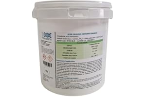 MEDILIFE 1 kg ACIDE OXALIQUE DIHYDRATE - Sel d'oseille - Eclaircit le bois - Elimine la rouille - Désoxyde les métaux - Remet à neuf