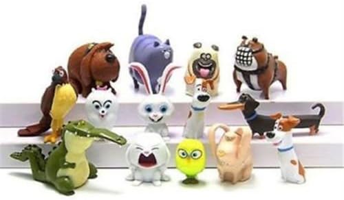 14pcs The Secret Life Of Pets Mel Buddy Chloe Character Animal Figure Doll Toy.