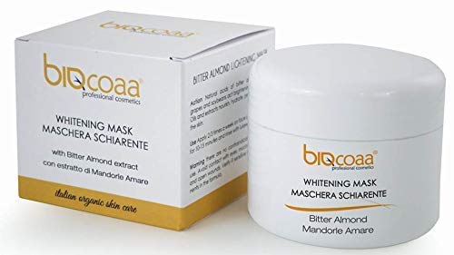 maschera per il viso schiarente specifica per le macchie - dermatologicamente testata - prodotto naturale made in italy - 100 ml