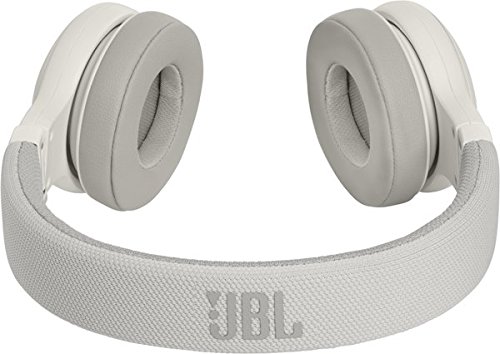JBL E45BT On-Ear Ohraufliegender Bluetooth KopfhÃ¶rer Faltbar Inkl. Abnehmbares Verwicklungsfreies Textilkabel mit Universeller 1-Tasten-Fernbedienung mit Integriertem Mikrofon - WeiÃŸ