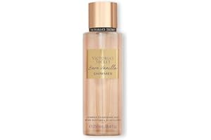 Victoria's Secret Bare Vanilla Shimmer Fragrance Mist, Whipped Vanilla and Soft Cashmere, 250 ml