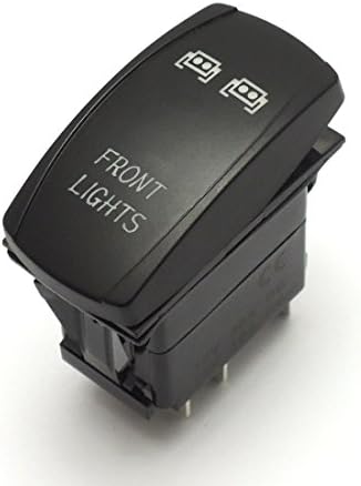 Blue Rocker Switch Backlit LED Front Light for UTV Polaris RZR XP 1000 Ranger 15