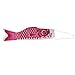 Imported 40cm Japanese Windsock Carp Flag Koi Nobori Sailfish Fish Wind Streamer Pink RS.190.00