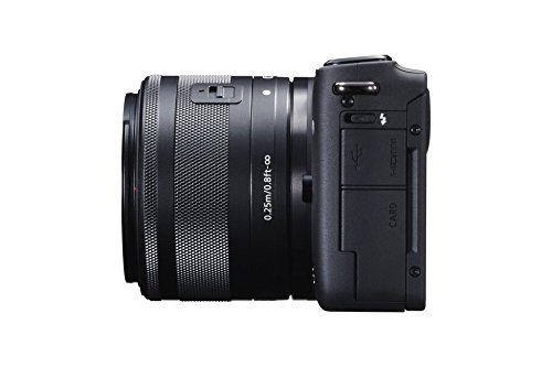 Canon EOS M10 Kit Fotocamera Mirrorless con Obiettivo EF-M 15-45 mm, 18 Megapixel, Nero