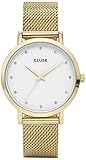 Cluse Damen-Armbanduhr Analog Quarz Edelstahl CL18302