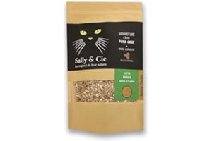 SALLY & CIE Croquette Barf - Lapin Entier (étêté et haché) Lyophilisée pour Chaton