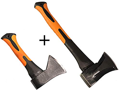 Lot de 2 pièces beige 500 g + 1 kg avec manche en fibre de verre de qualité supérieure et pratique pour colonnes en bois.