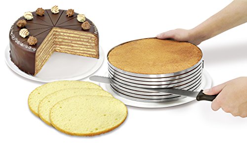 Zenker 7704 Tortenboden-Schneidhilfe mit Konditor-/Glasurmesser, patisserie - 3