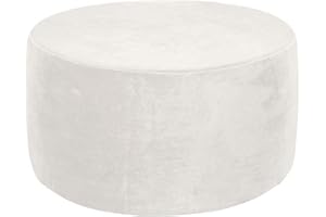 HOOWARM Runde Hocker Bezug Stretch Ottomane Schonbezug Rechteck Samt Luxuriöser Hocker Bezug Für Jacquard Ottomane Überzug Abnehmbarer Waschbar Hockerbezug Waschbar (Color : A3, Size : 50-58cm/20-12)