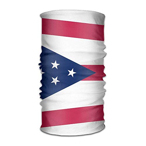 Preisvergleich Produktbild KAKICSA Women's Man's Turban Ohio Flag Campus Headpiece