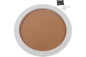 HOMSFOU Display Frame Circle for Art Wood Embroidery Hoop Frame Finished Frame Round Embroidery Display Frame Wall-Mounted Photo Frame Decoration DIY Embroidery Craft Ornaments 7 Inch